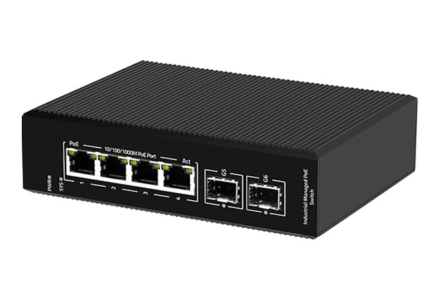 (image for) EL600-AFGM-42S POE Switch 4 Port