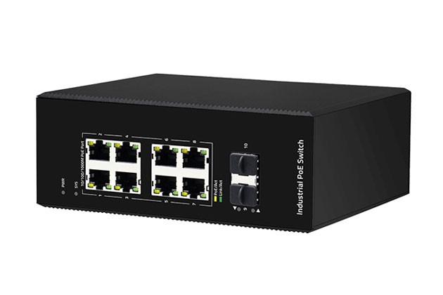 (image for) EL600-AFGM-82S POE Switch 8 port