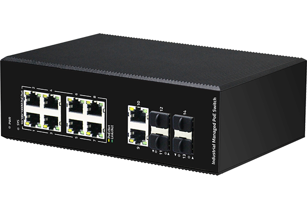 (image for) EL600-AFGM-SWG20824S POE Switch 8 port