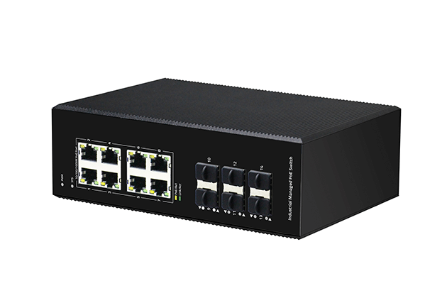 (image for) EL600-AFGM-SWG2086S POE Switch 8 port